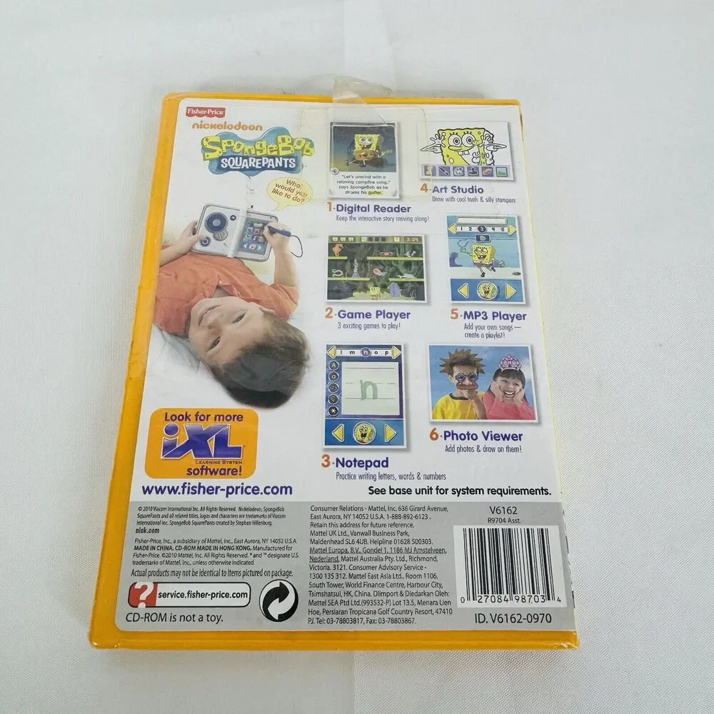 SpongeBob SquarePants Game Fisher‎ Price iXL  Learning System